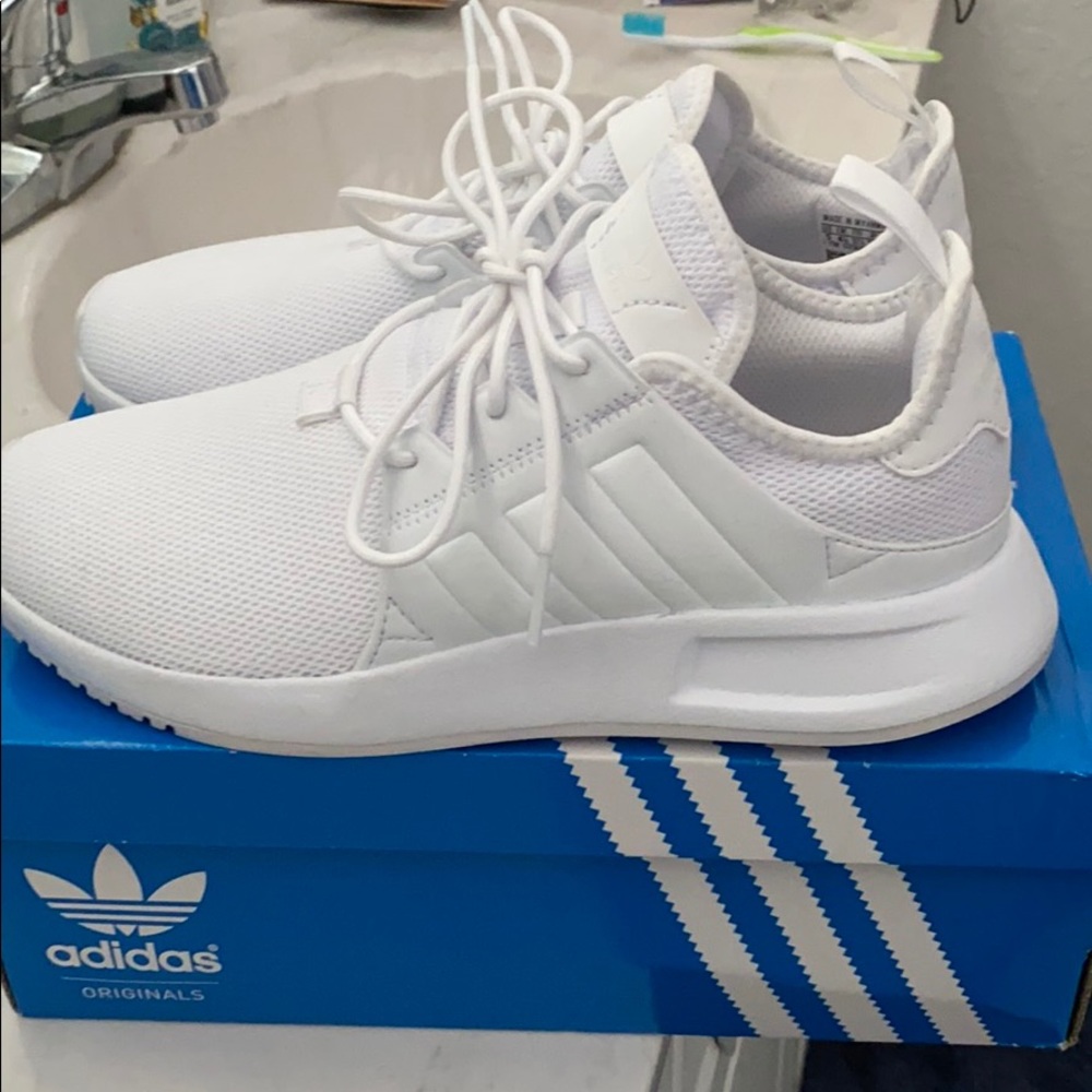 Adidas X PLR white shoes
